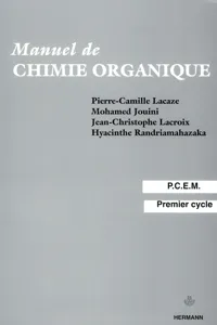 Manuel de chimie organique_cover