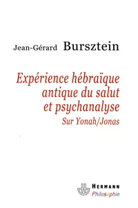 Expérience hébraïque antique de salut et psychanalyse_cover