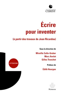 Ecrire pour inventer_cover