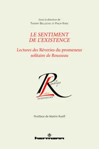 Le sentiment de l'existence_cover