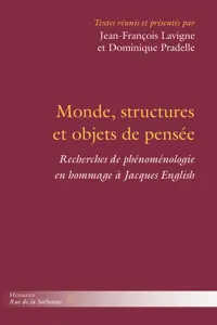 Monde, structures et objets de pensée_cover