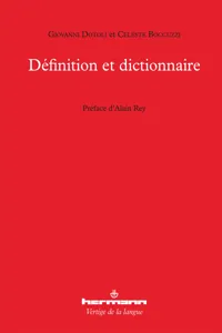 Définition et dictionnaire_cover