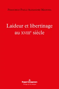 Laideur et libertinage au XVIIIe siècle_cover