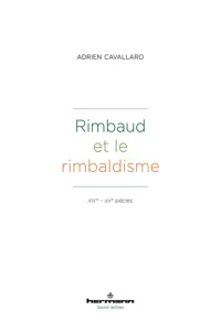 Rimbaud et le rimbaldisme_cover