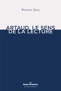 Artaud, le sens de la lecture_cover