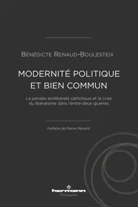 Modernité politique et Bien commun_cover