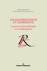 Les mathématiques et l'expérience_cover