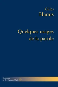 Quelques usages de la parole_cover