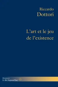 L'art et le jeu de l'existence_cover