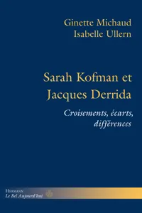 Sarah Kofman et Jacques Derrida_cover