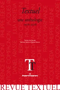 Textuel – une anthologie : 1976-2016_cover