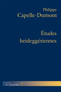 Études heideggériennes_cover