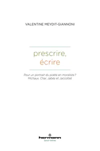 Prescrire, écrire_cover