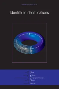 Revue des collèges de clinique psychanalytique du champ lacanien n°15 – mars 2016_cover