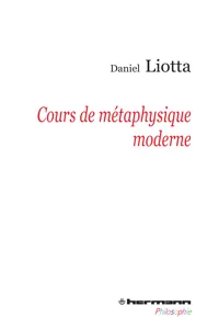 Cours de métaphysique moderne_cover