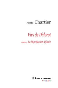 Vies de Diderot. Volume 3_cover