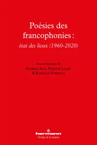 Poésies des francophonies : état des lieux_cover