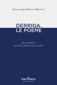 Derrida, le poème_cover