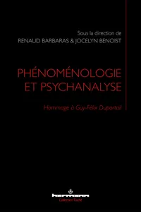 Phénoménologie et psychanalyse_cover