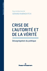 Crise de l'autorité et de la vérité_cover