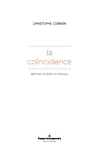 La coïncidence_cover