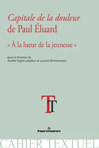 Capitale de la douleur de Paul Eluard_cover