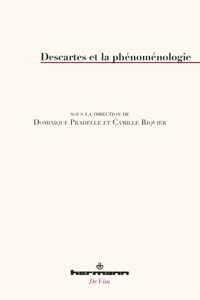 Descartes et la phénoménologie_cover