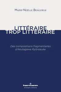 Littéraire, trop littéraire_cover