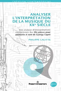 Analyser l'interprétation de la musique du XXe siècle_cover