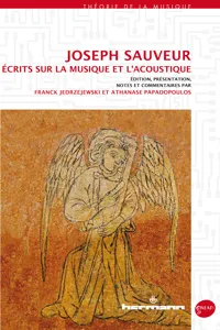 Joseph Sauveur : Écrits sur la musique et l'acoustique_cover