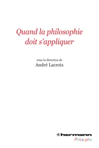 Quand la philosophie doit s'appliquer_cover