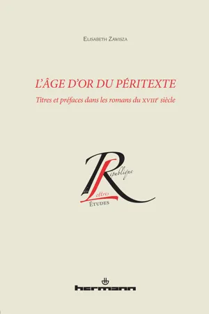 [PDF] L'âge d'or du péritexte by Elisabeth ZAVISZA eBook | Perlego