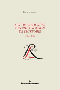 Les trois sources des philosophies de l'histoire_cover