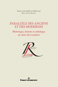 Parallèle des Anciens et des Modernes_cover