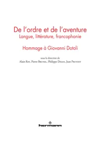 De l'ordre et de l'aventure_cover