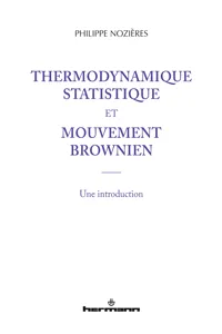 Thermodynamique statistique et mouvement brownien_cover