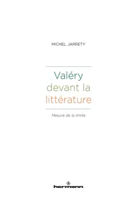 Valéry devant la littérature_cover