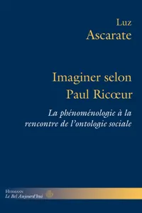 Imaginer selon Paul Ricœur_cover