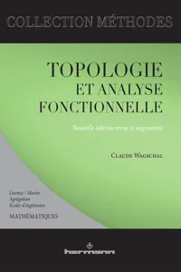 Topologie et analyse fonctionnelle_cover