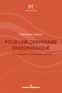 Pour une grammaire endophasique, vol. I_cover