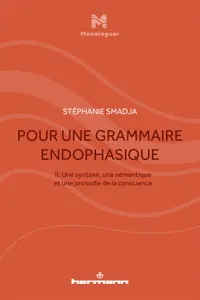 Pour une grammaire endophasique, vol. II_cover