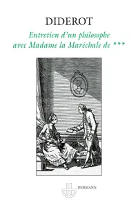 OEuvres complètes. Tome XXVII. Entretien d'un philosophe avec Madame la Maréchale de ***_cover