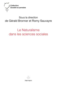 Le Naturalisme dans les sciences sociales_cover