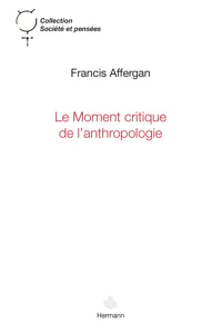 Le Moment critique de l'anthropologie_cover