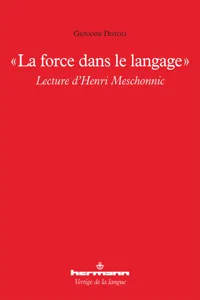 "La force dans le langage"_cover