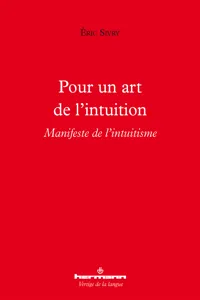 Pour un art de l'intuition_cover