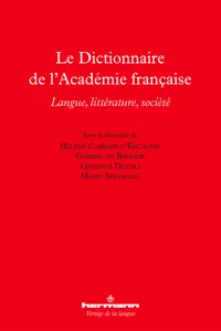 Le Dictionnaire de l'Académie française_cover