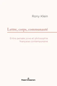 Lettre, corps, communauté_cover