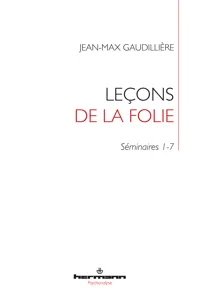 Leçons de la folie_cover