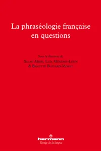 La phraséologie française en questions_cover